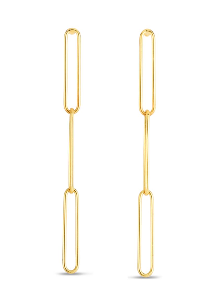 Paperclip Drop Earrings 
