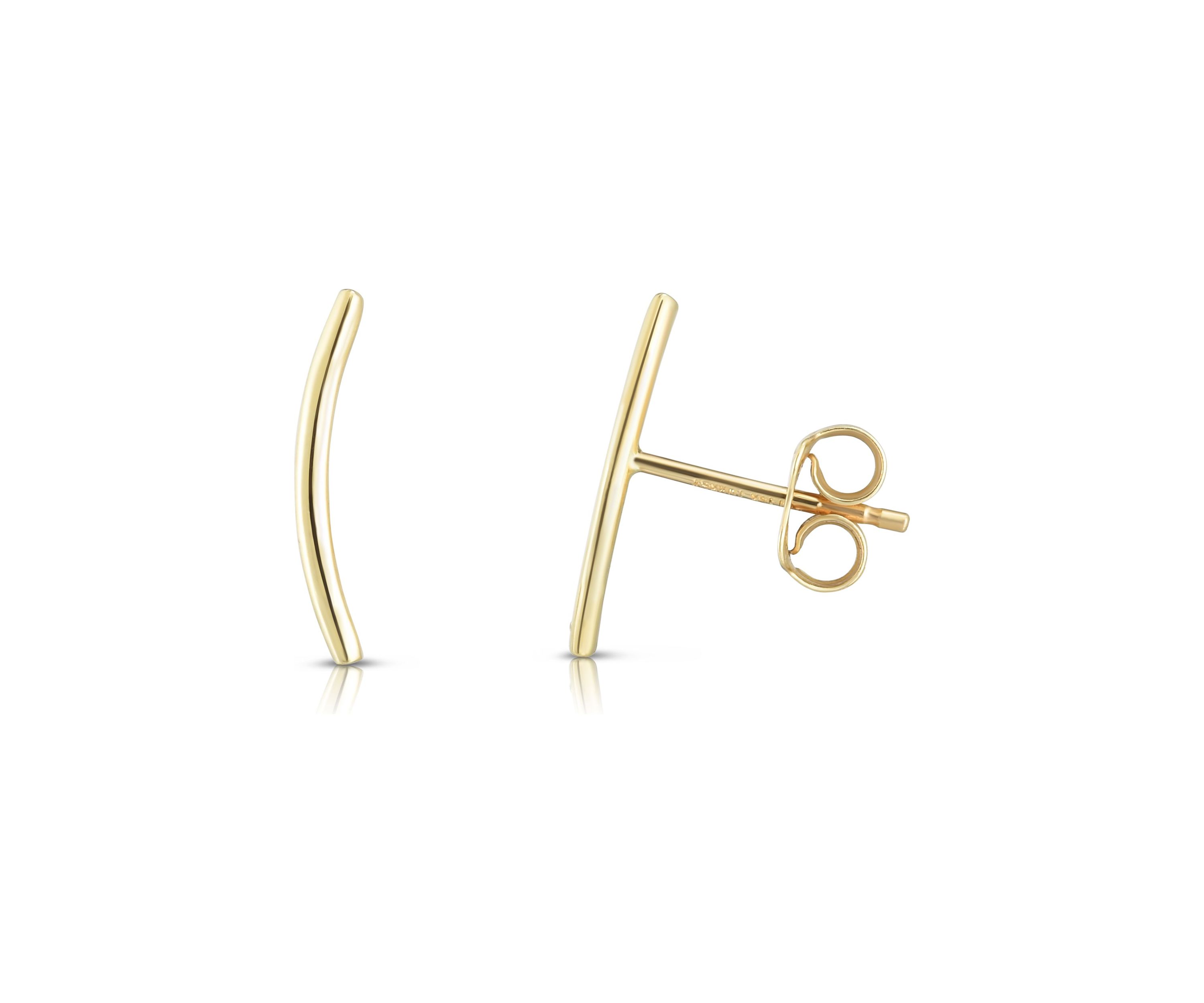 14Ky Arched Earring