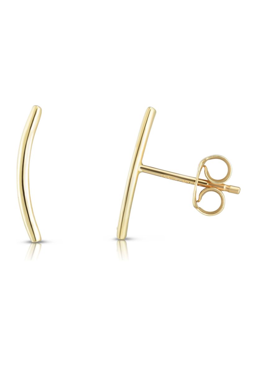 14Ky Arched Earring