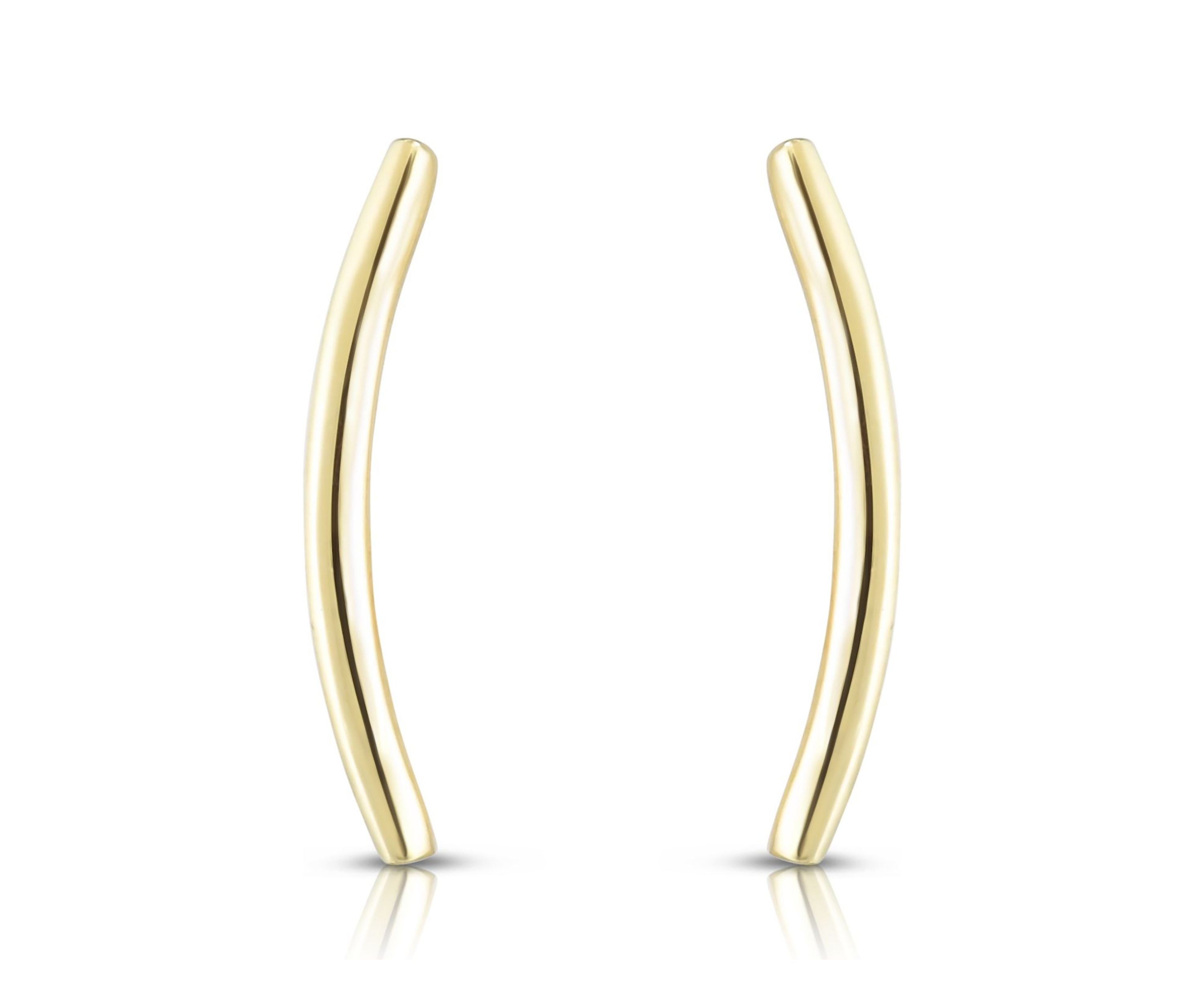 14Ky Arched Earring