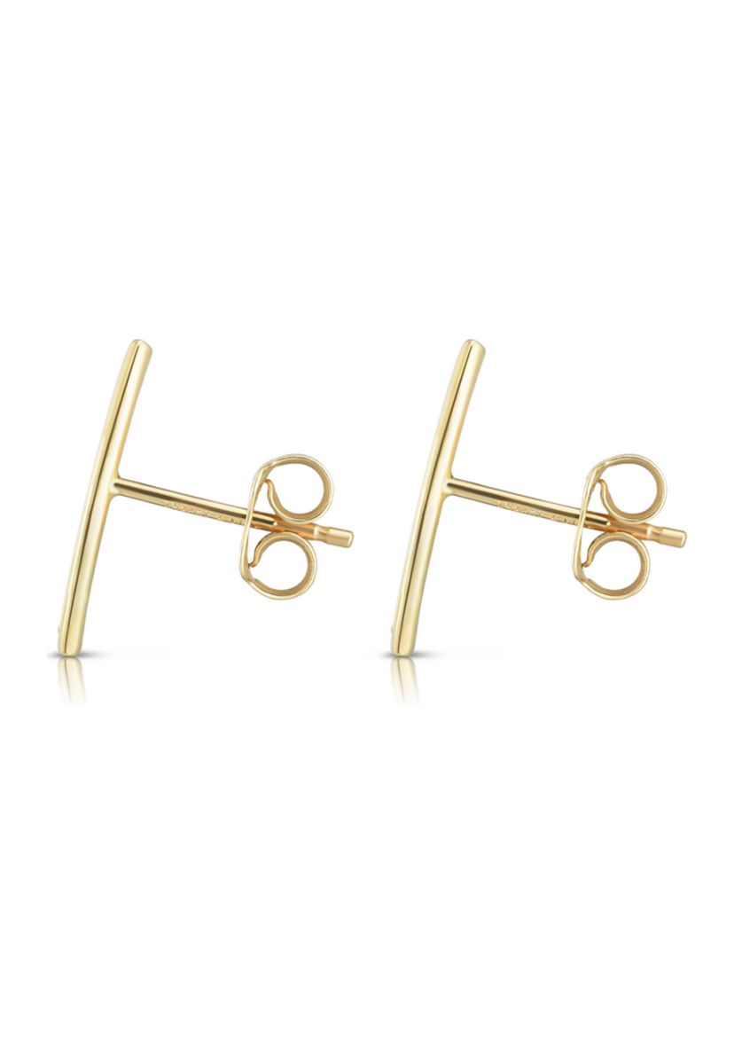 14Ky Arched Earring
