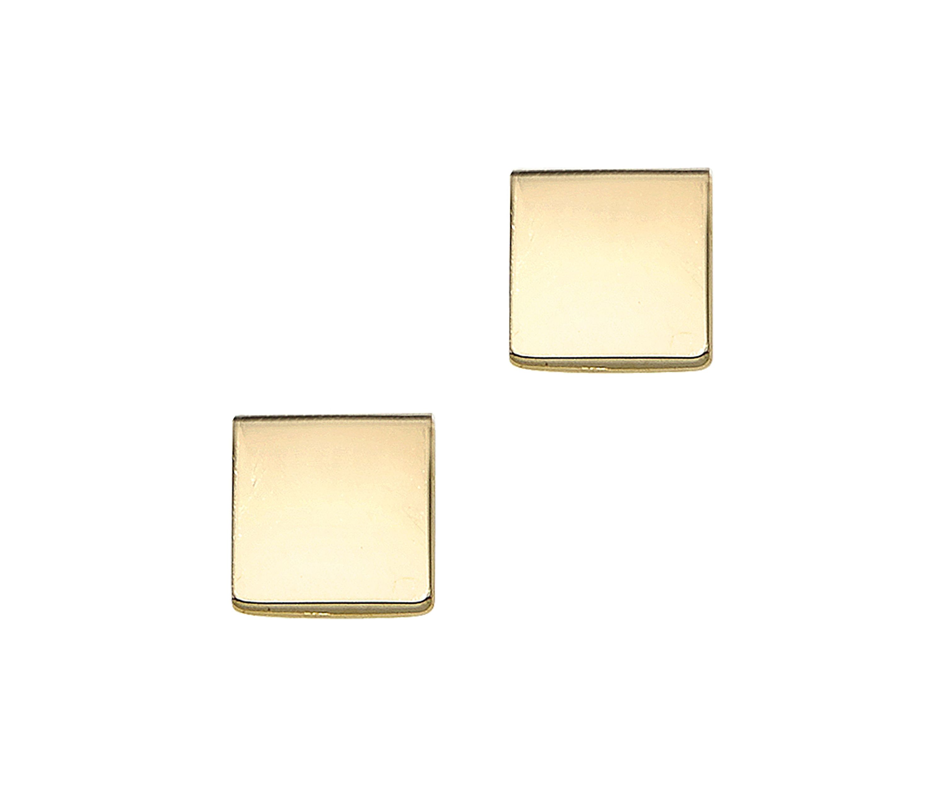 14Ky Square Post Earring