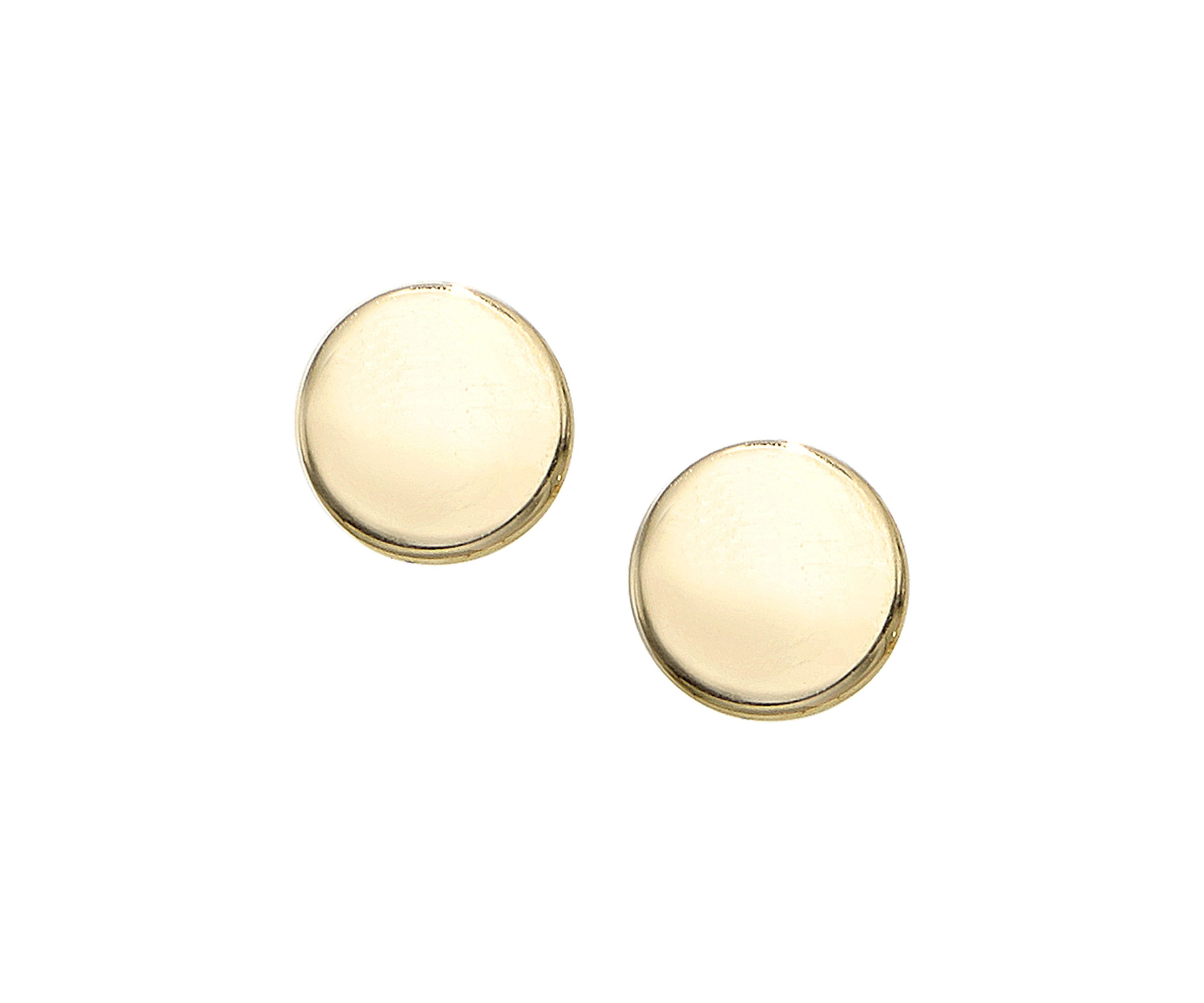 14Ky Round Earring