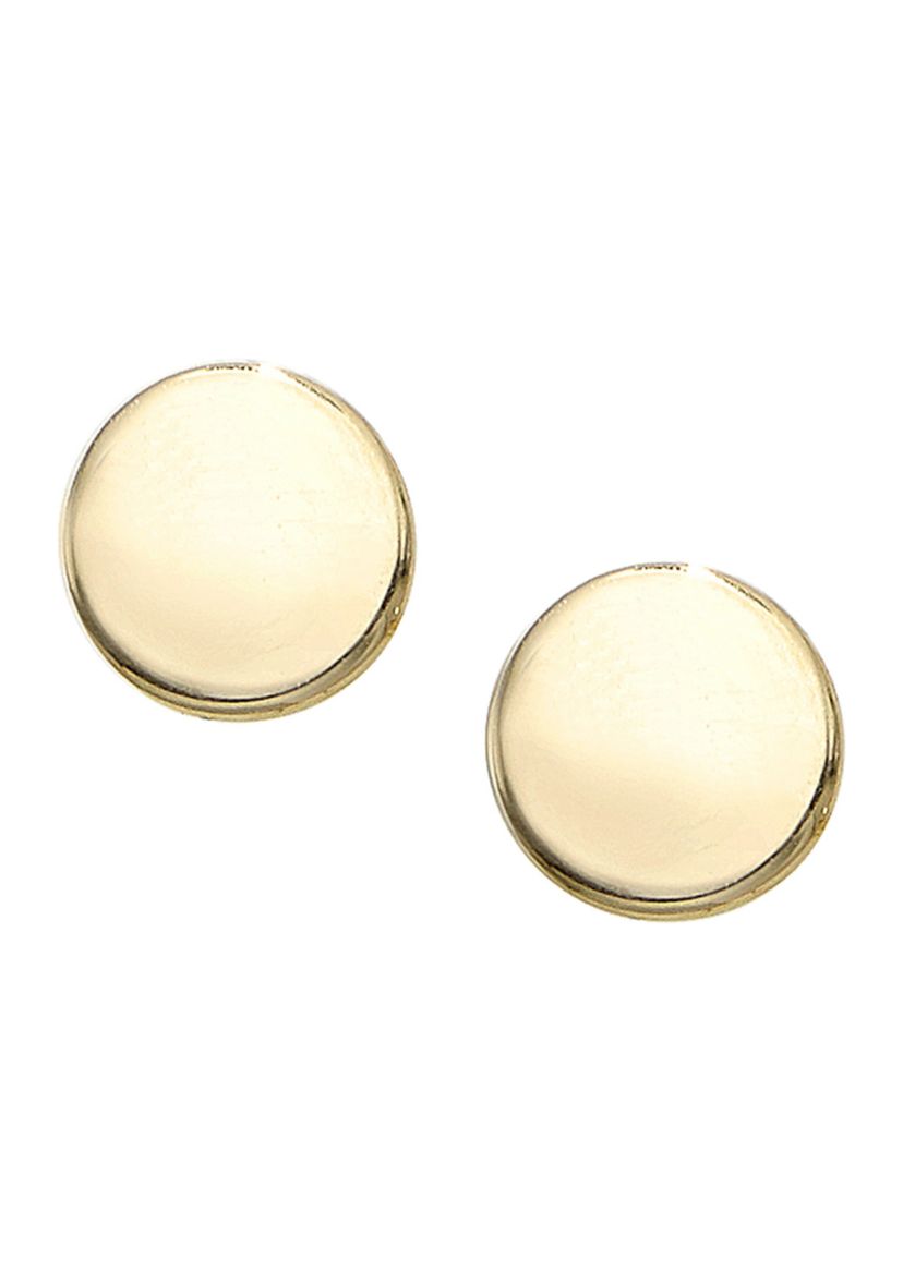 14Ky Round Earring