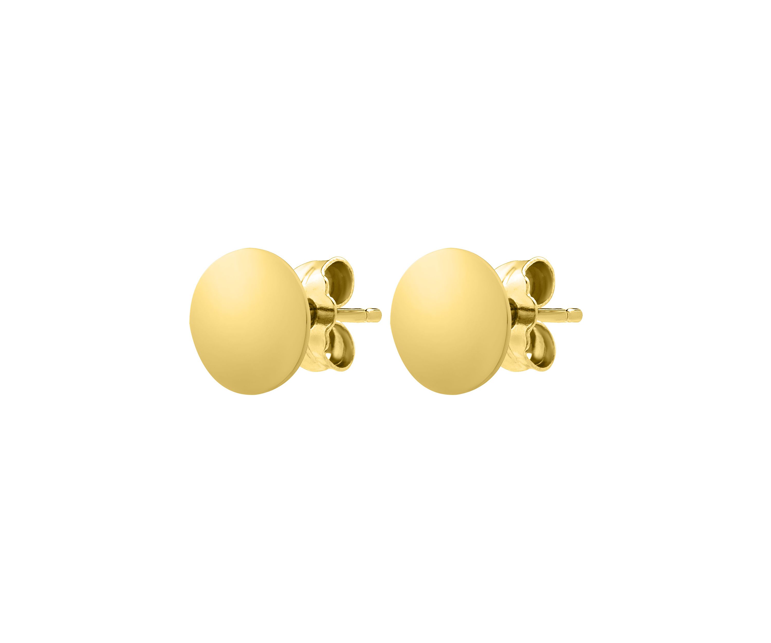14Ky Round Earring