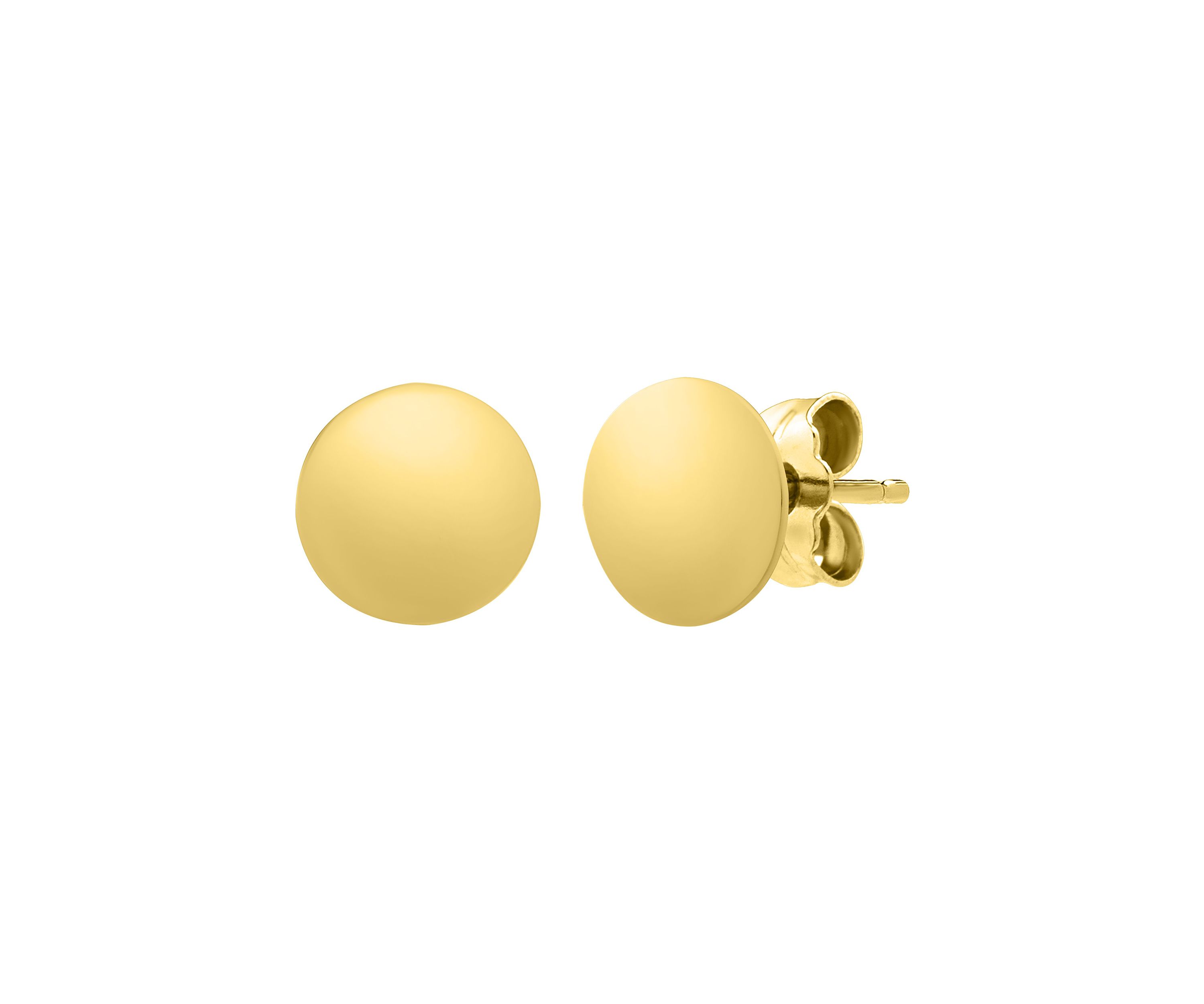 14Ky Round Earring