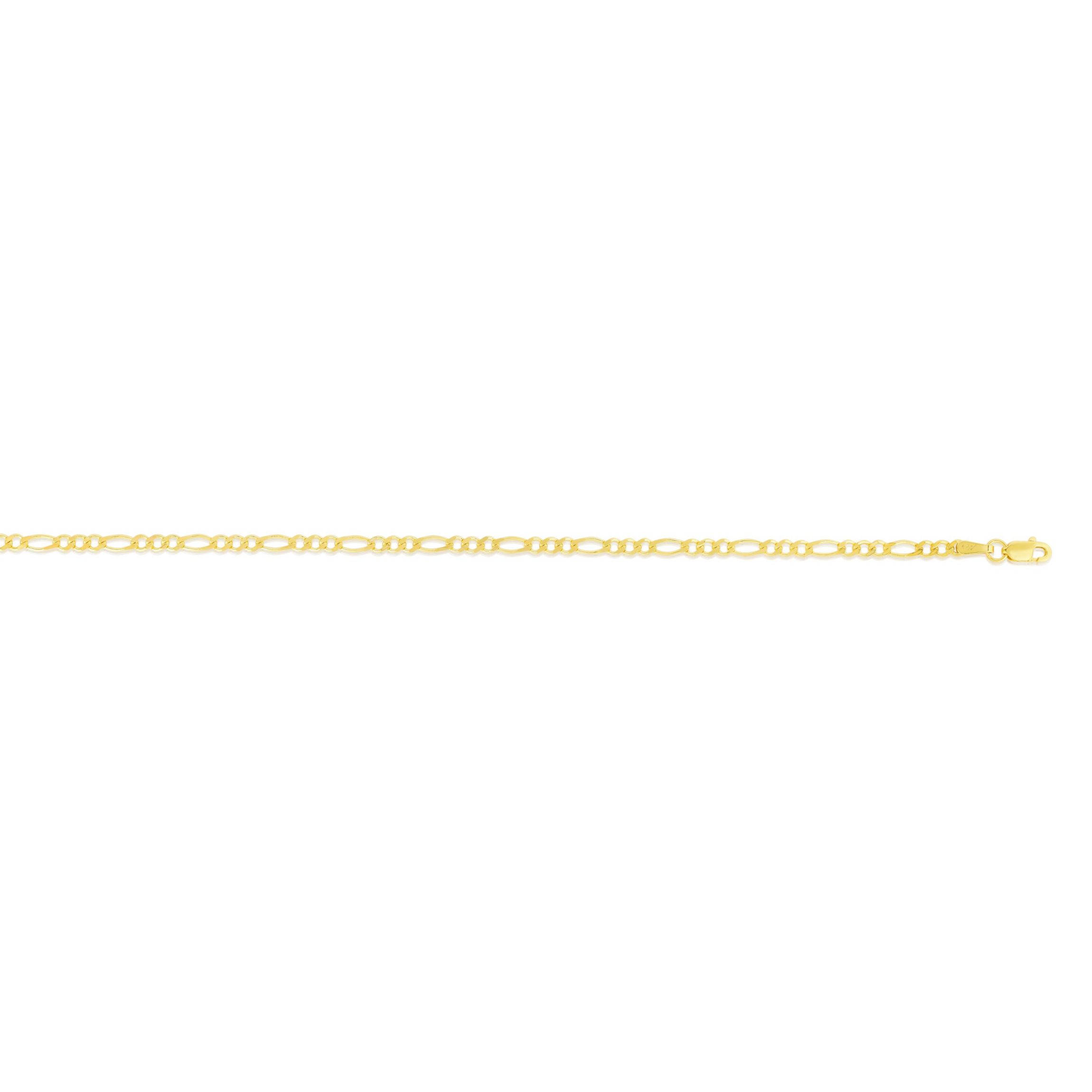 14KY Figaro Chain