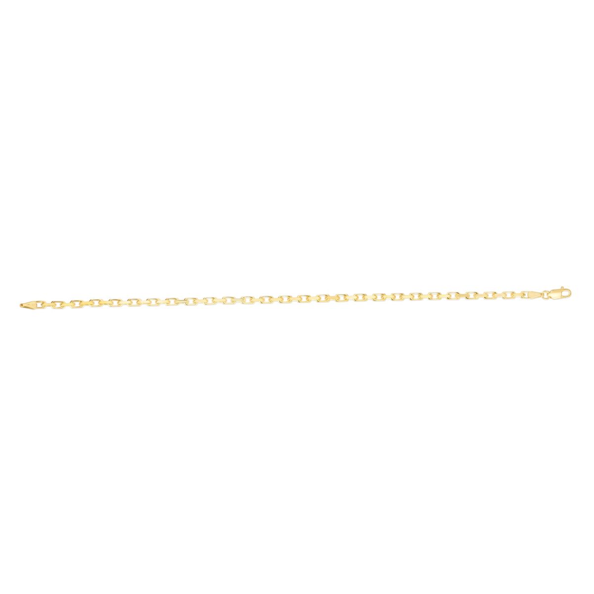 14K Yellow Gold  French Cable Bracelet