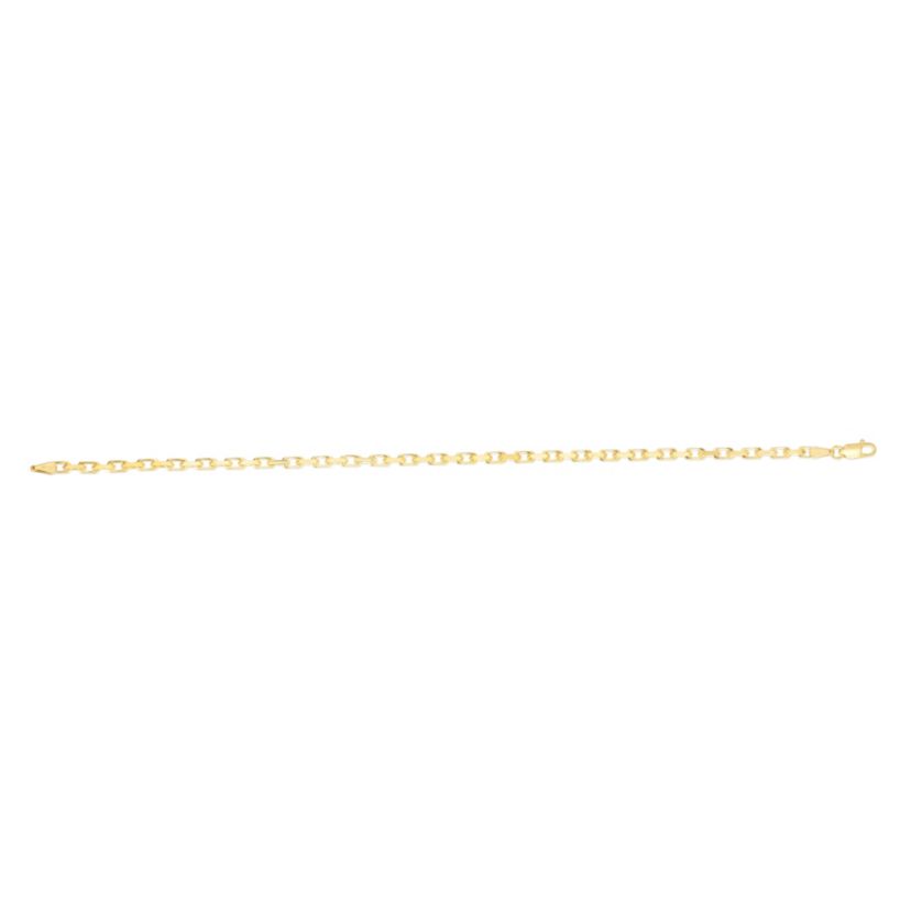 14K Yellow Gold  French Cable Bracelet