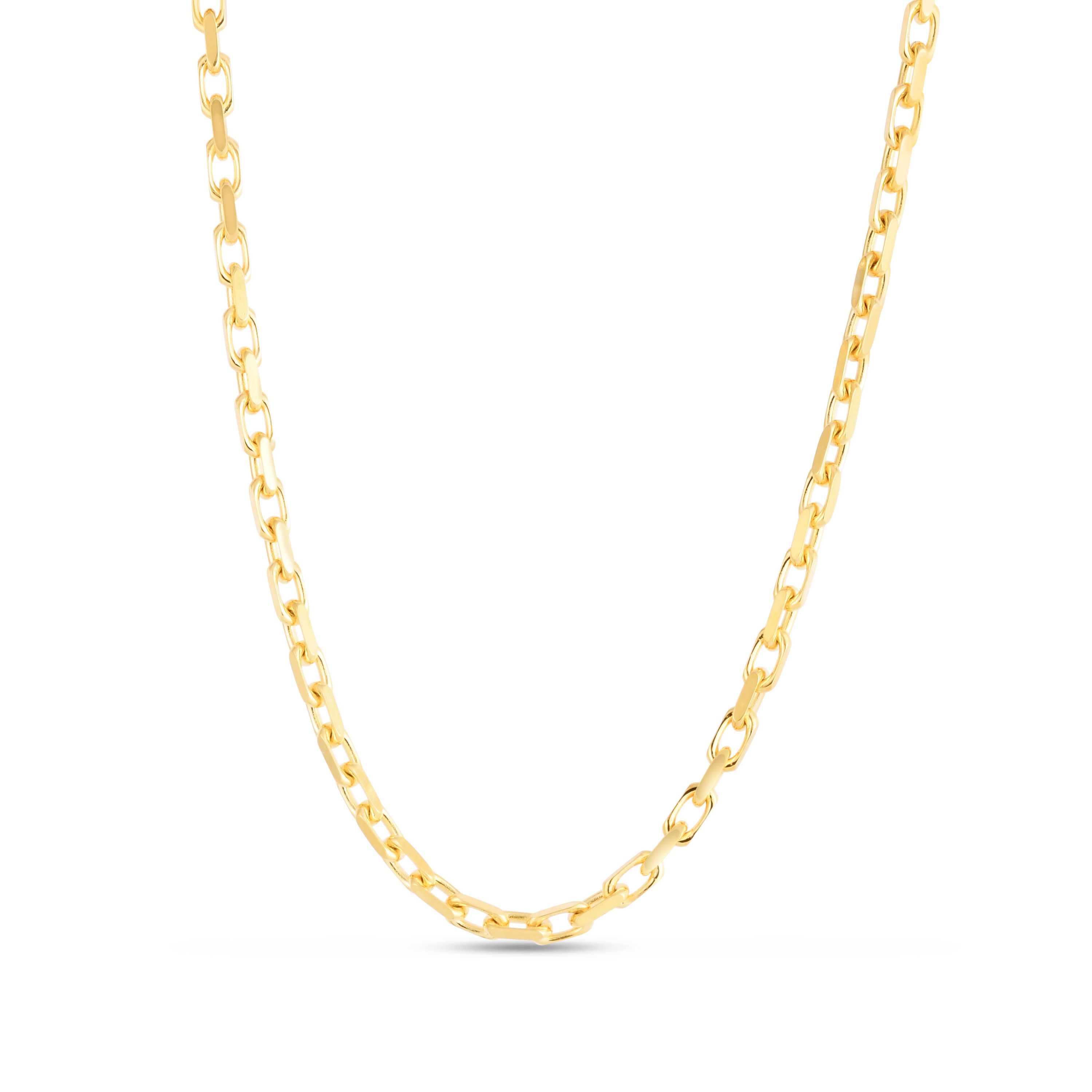 14K Yellow Gold  French Cable Chain