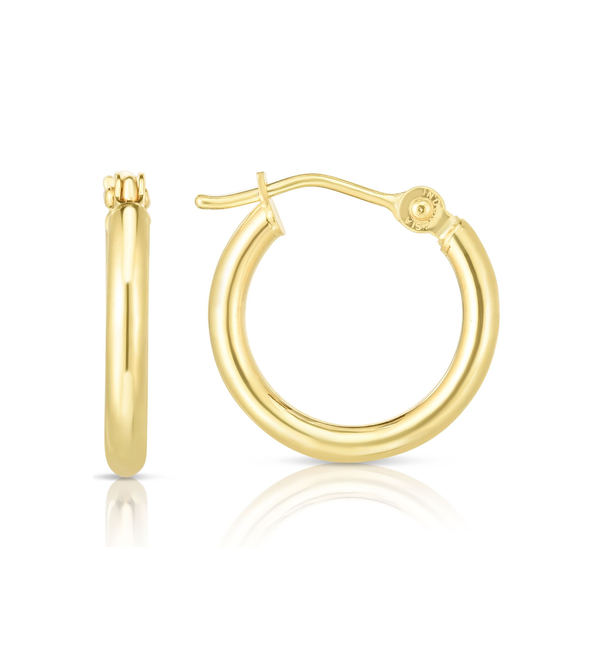 14Ky Hoop Earring