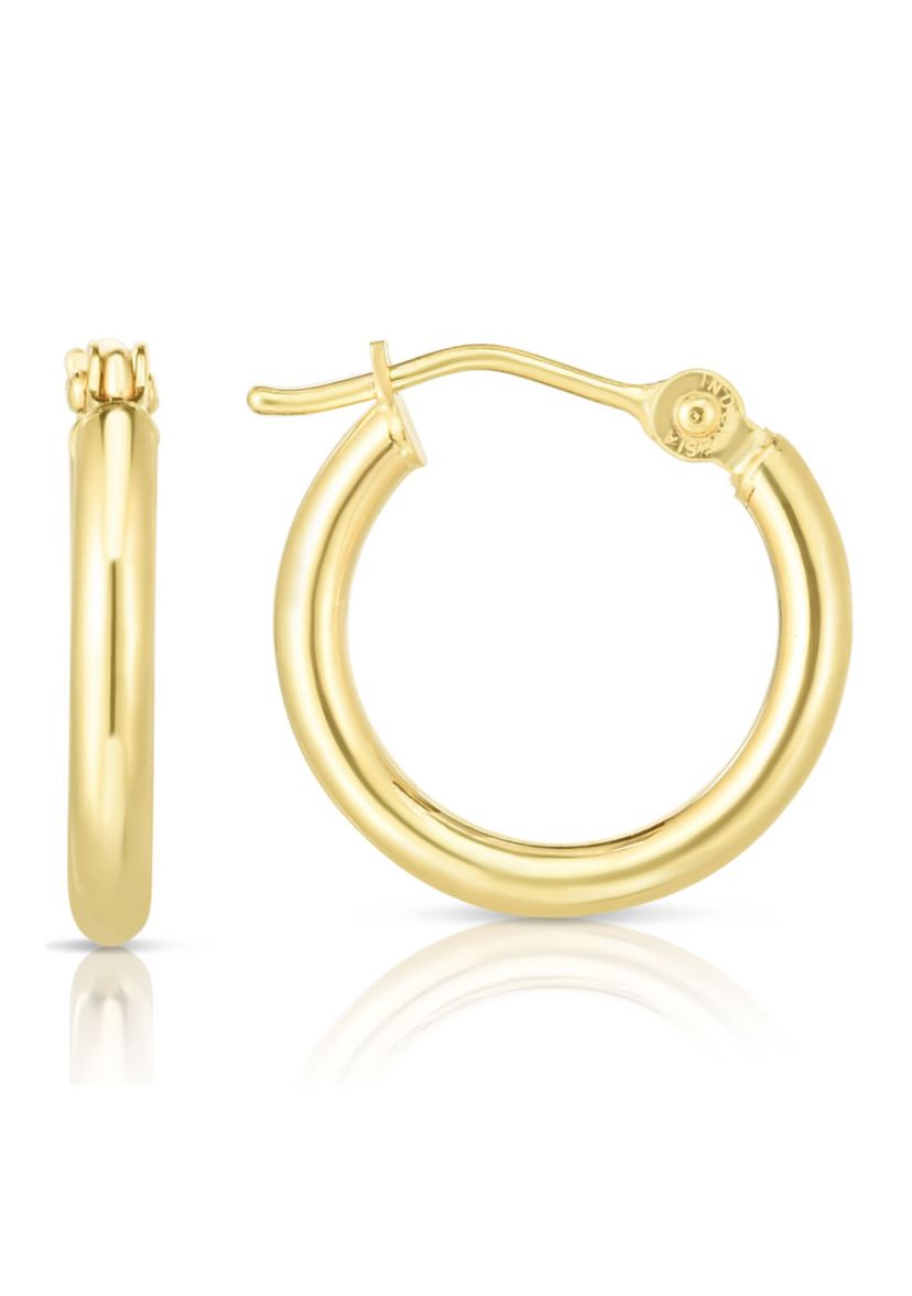 14Ky Hoop Earring