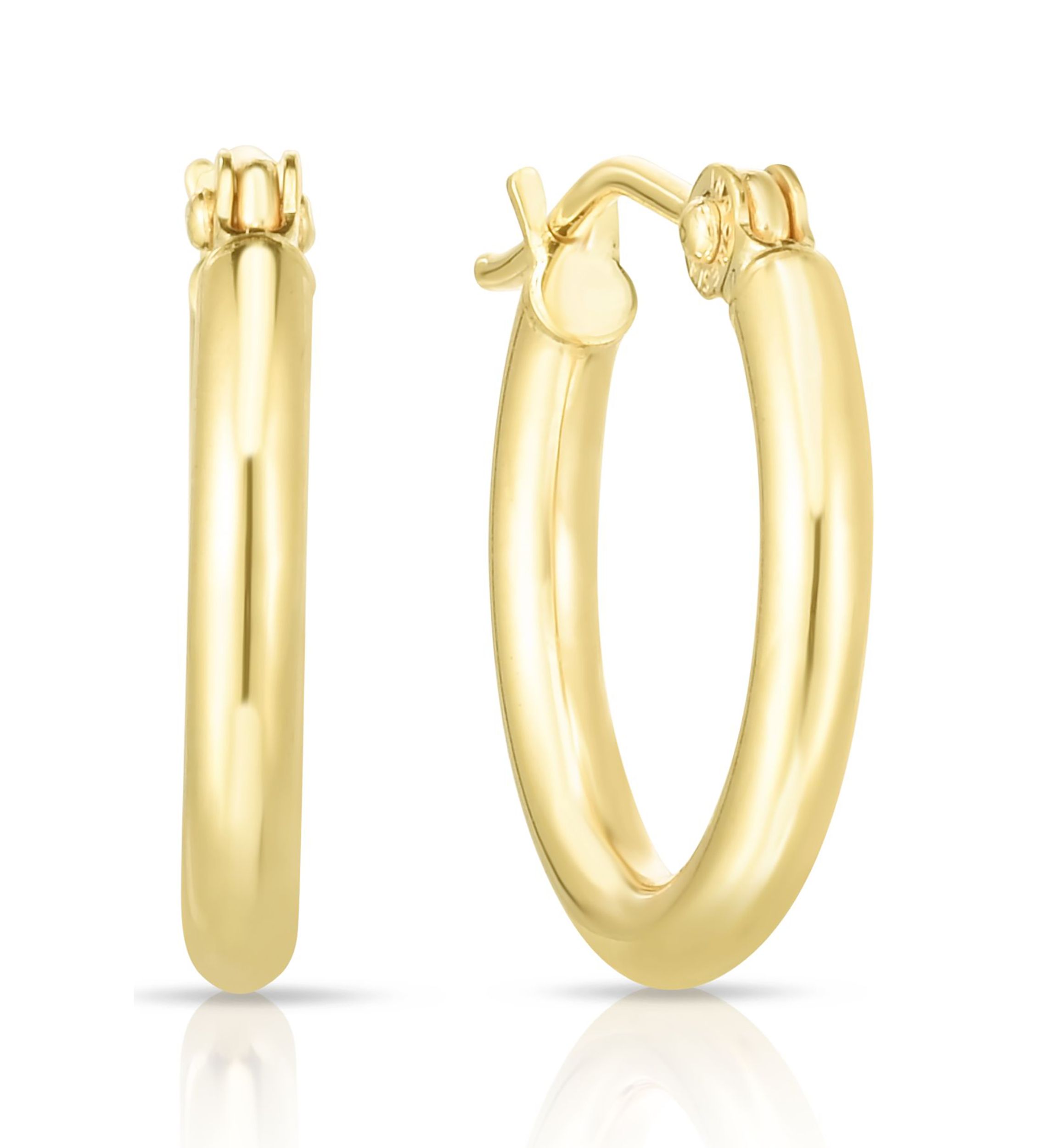 14Ky Hoop Earring