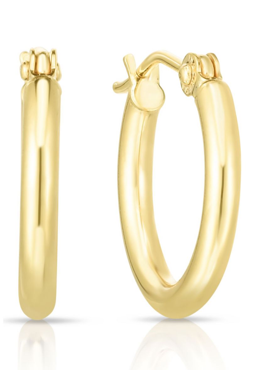 14Ky Hoop Earring
