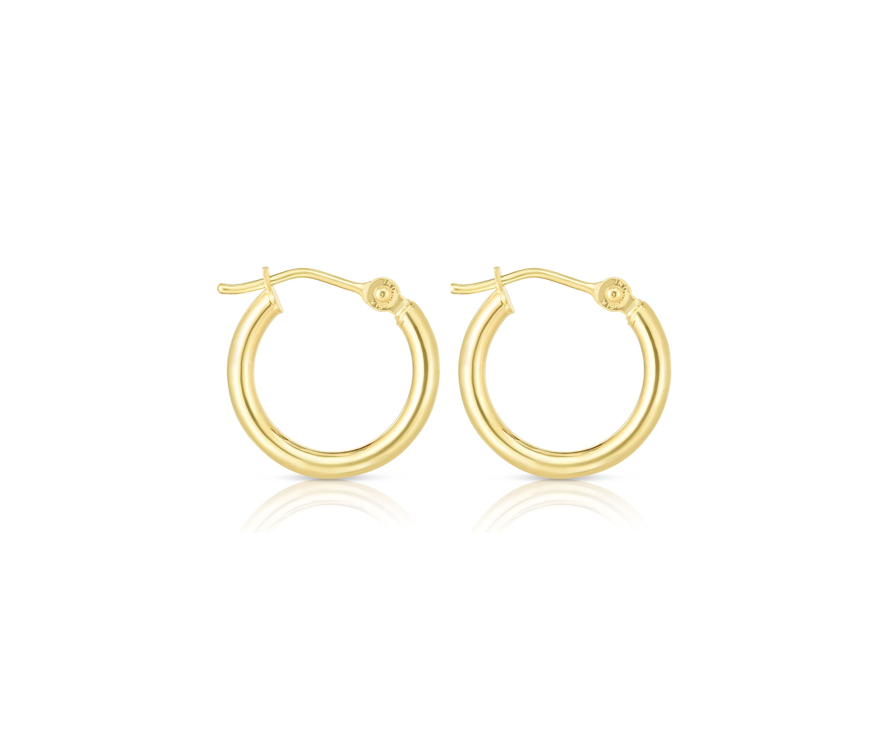 14Ky Hoop Earring