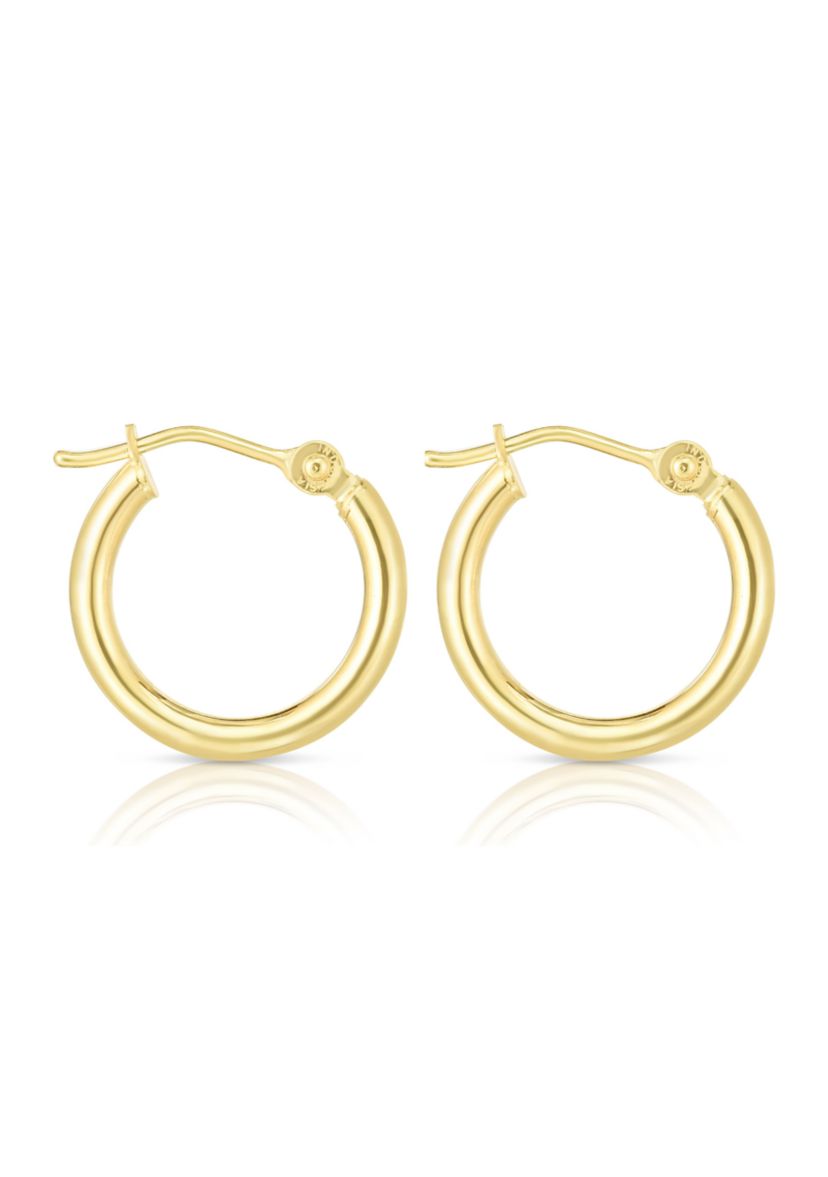 14Ky Hoop Earring