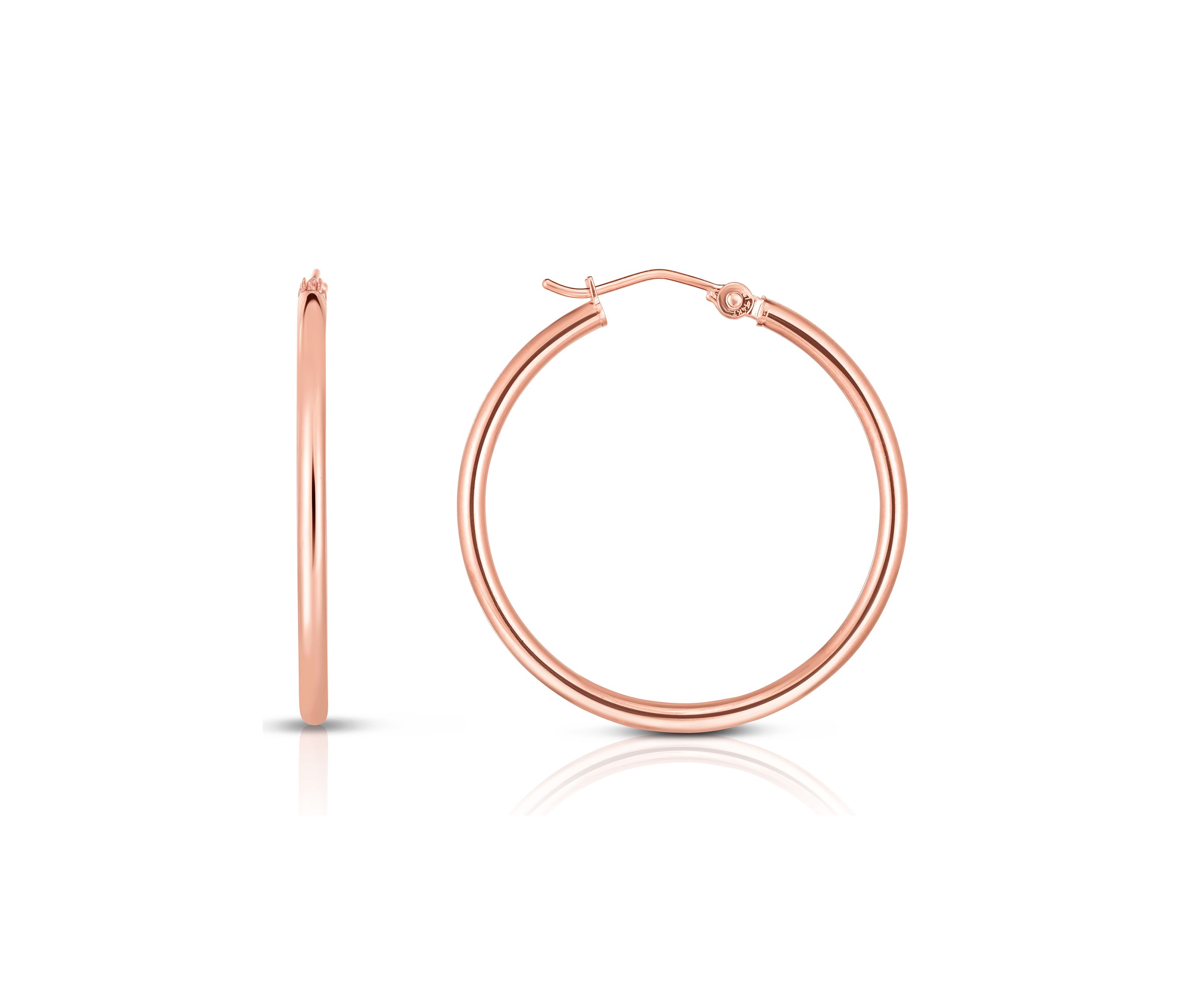 14Ky Hoop Earring
