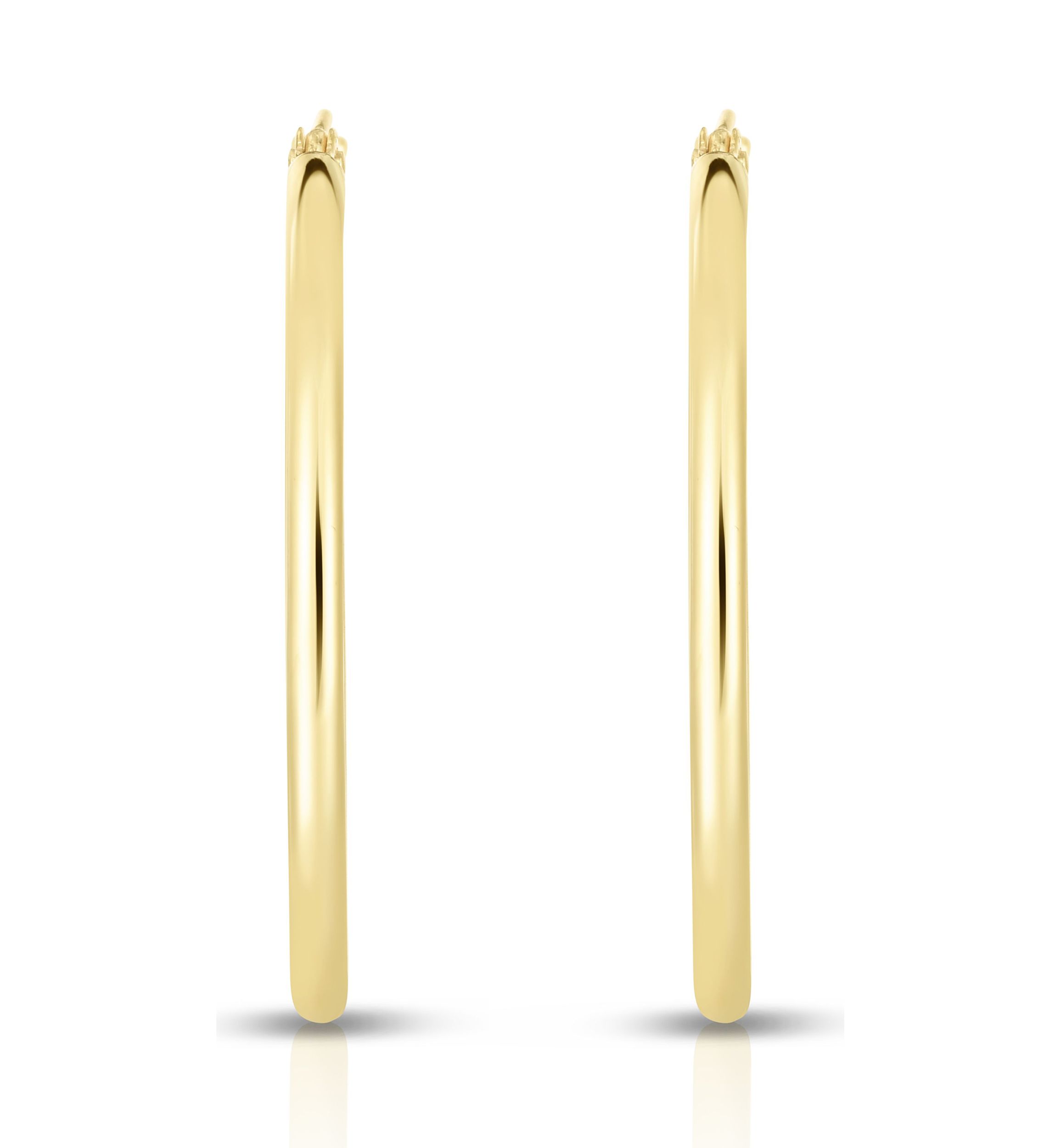 14Ky Hoop Earring