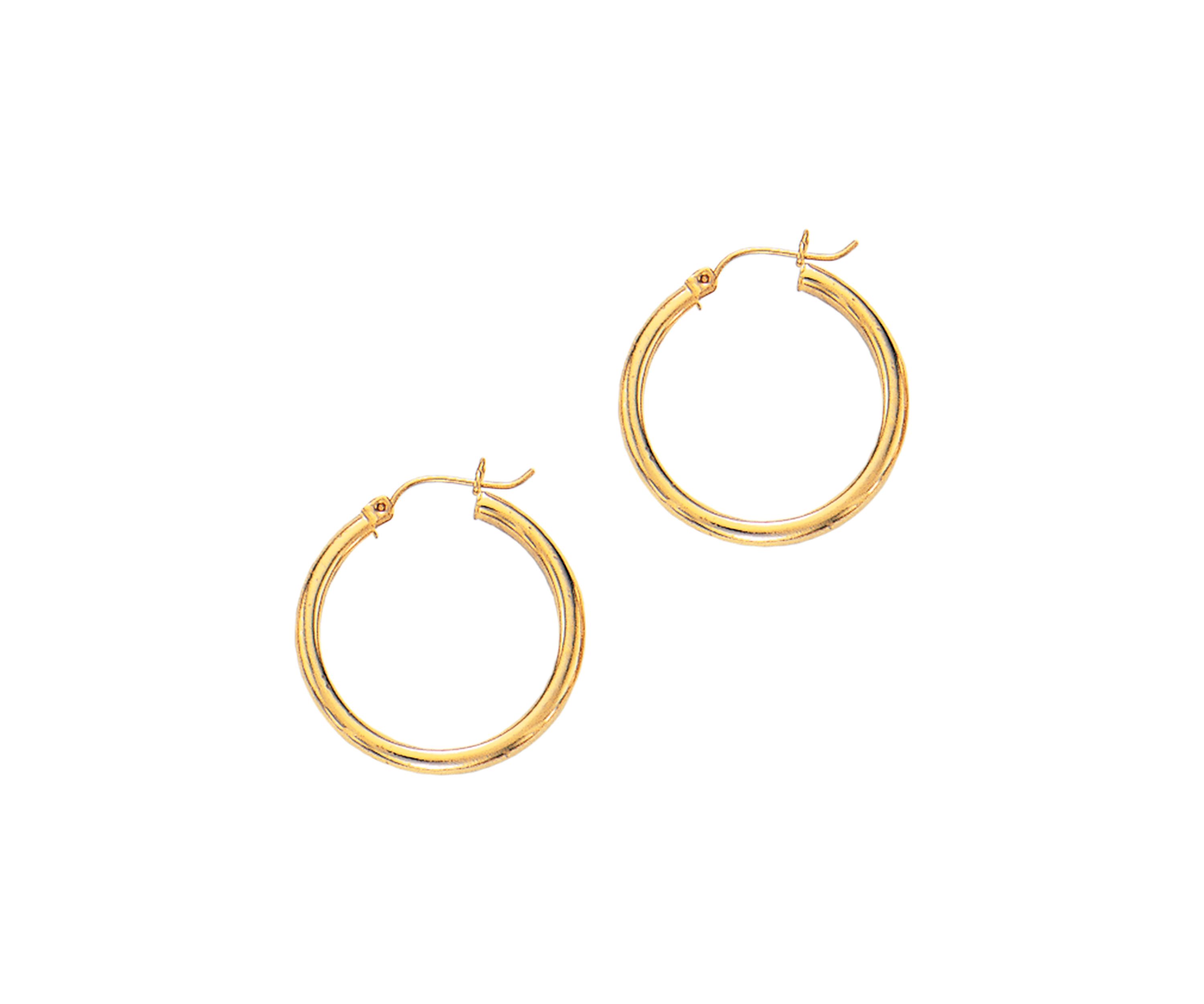 14Ky Hoop Earring