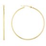 14K Gold Round Hoop