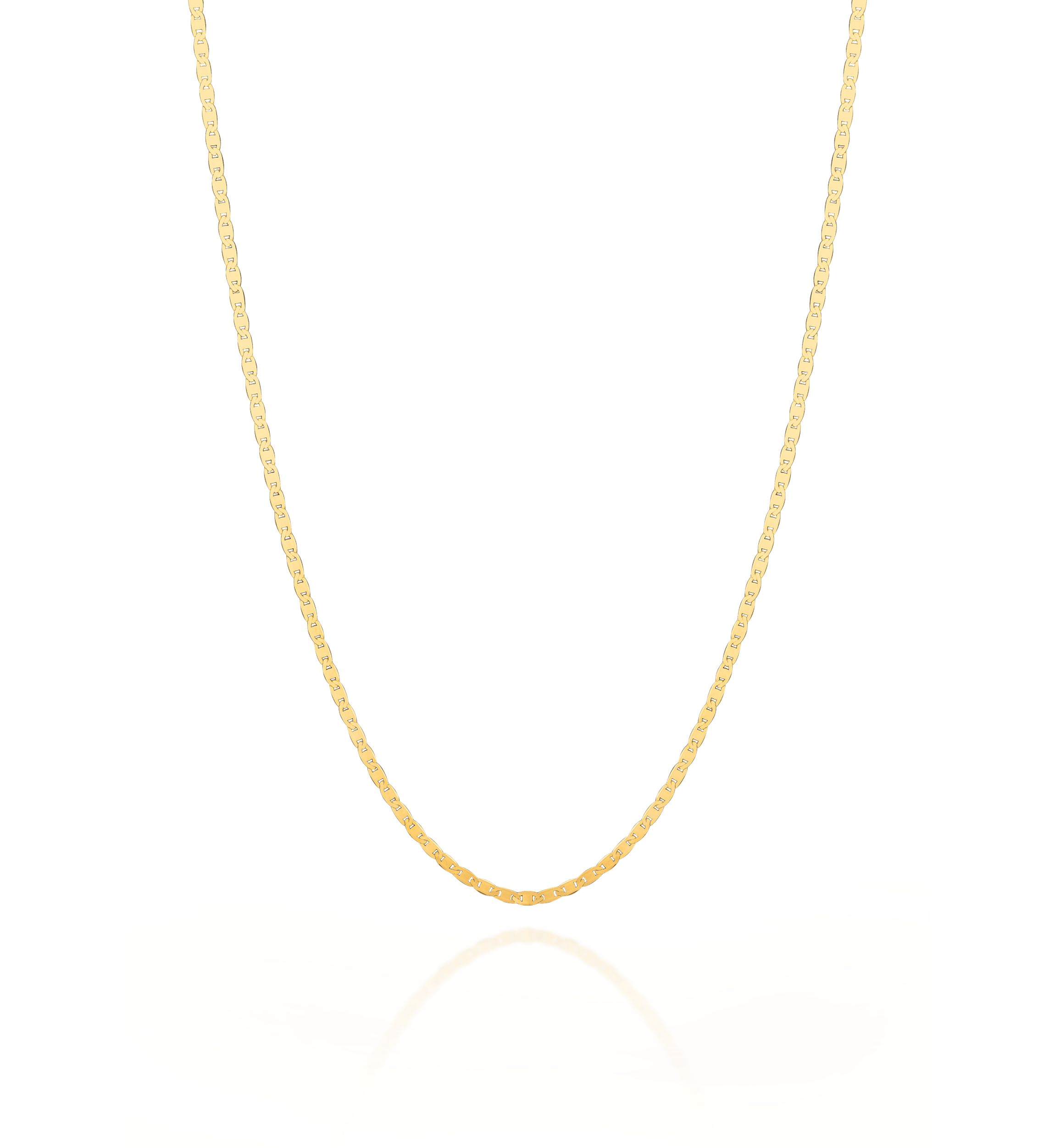 14k Yellow Gold Mariner Link Necklace