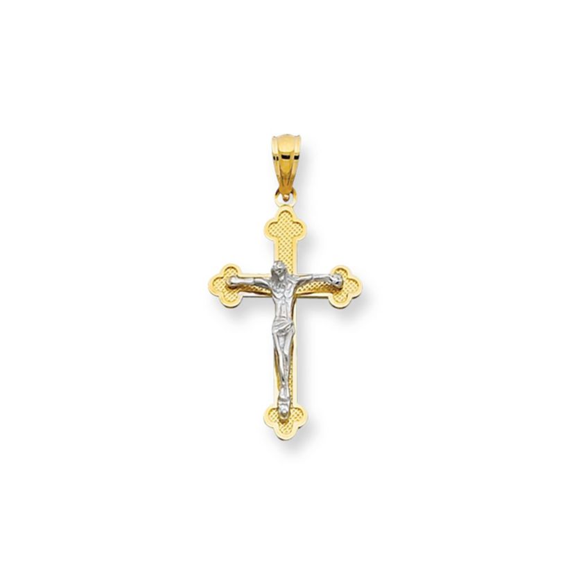 14KY FIGURINE CROSS PENDANT