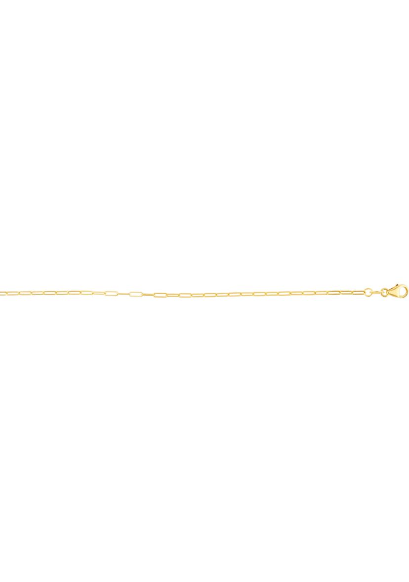 14Ky Paperclip Anklet
