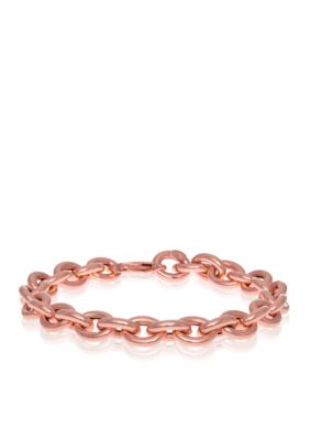 Angelica 14K Rose Gold Chain Link Bracelet