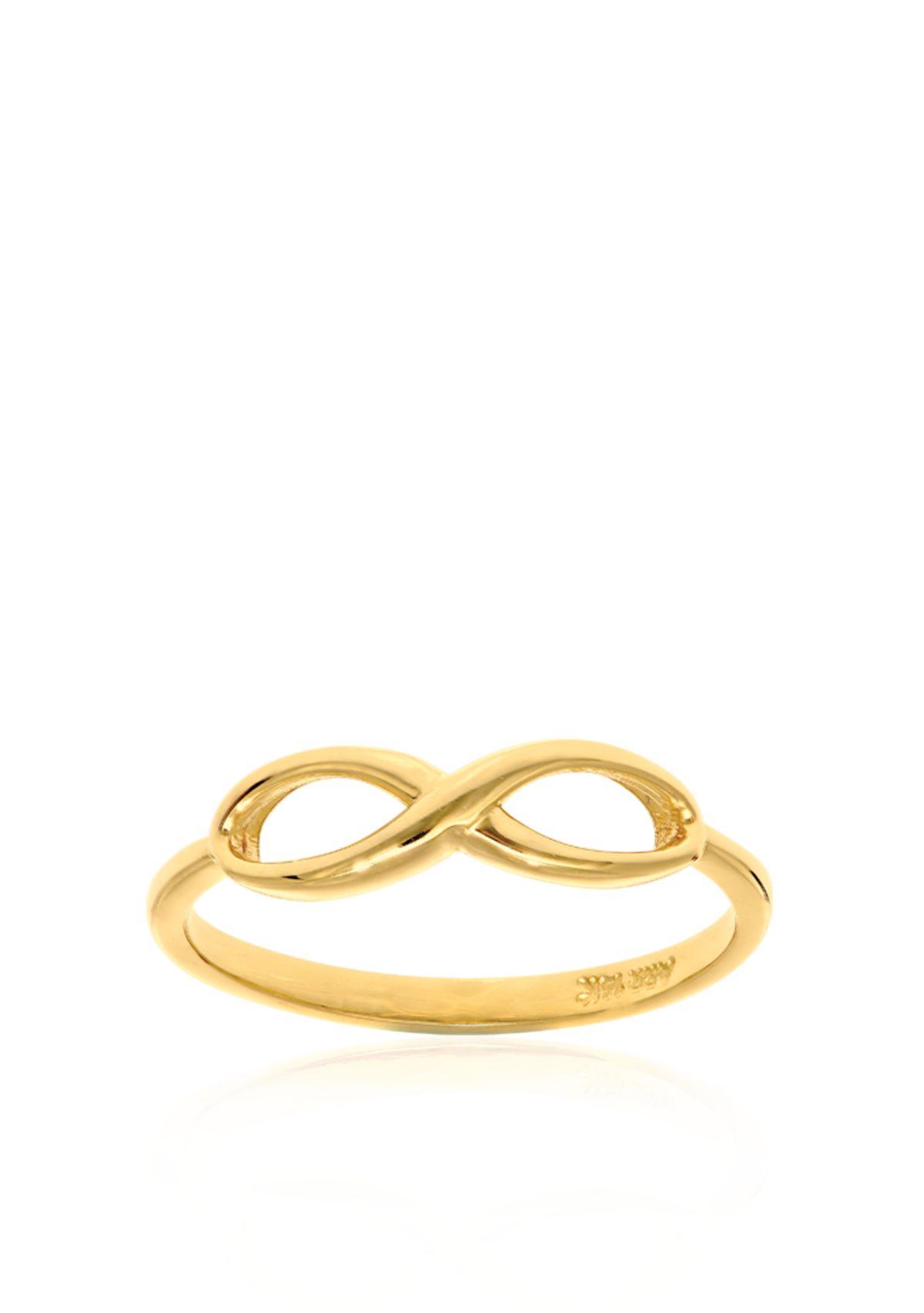 14k Yellow Gold Infinity Ring