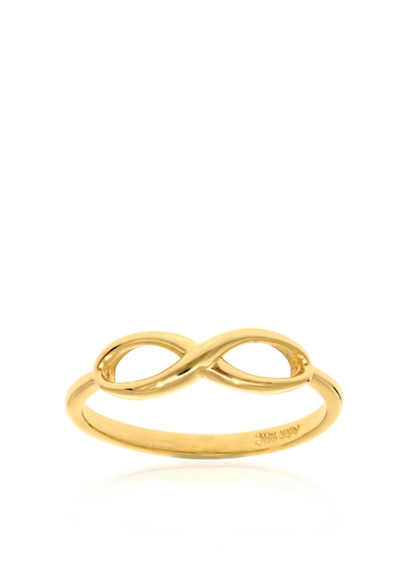 14k Yellow Gold Infinity Ring