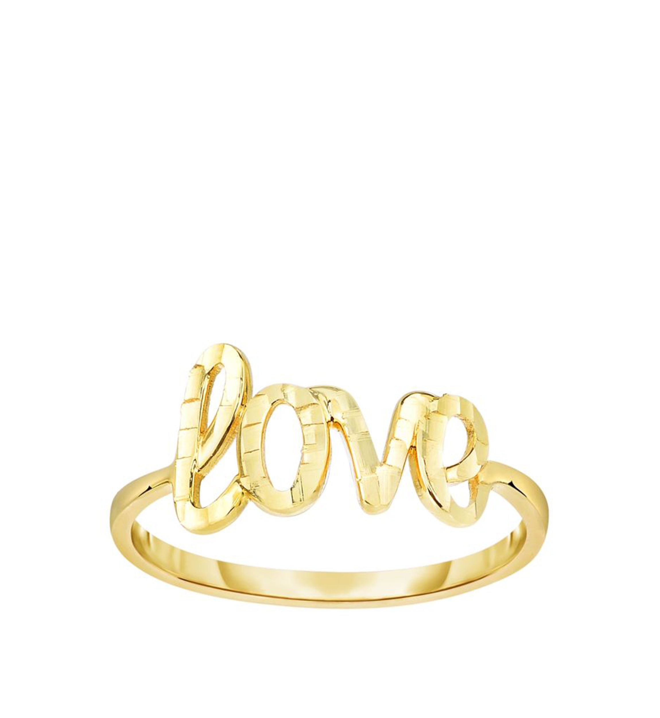 Love Ring in 14k Yellow Gold