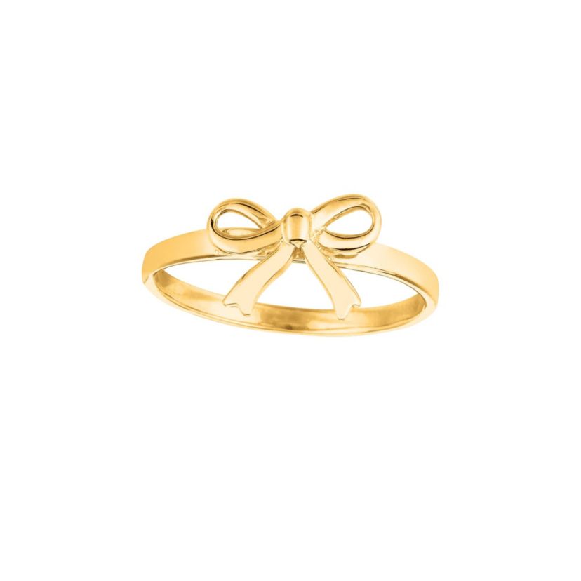 14K Bowtie Ring Size 7