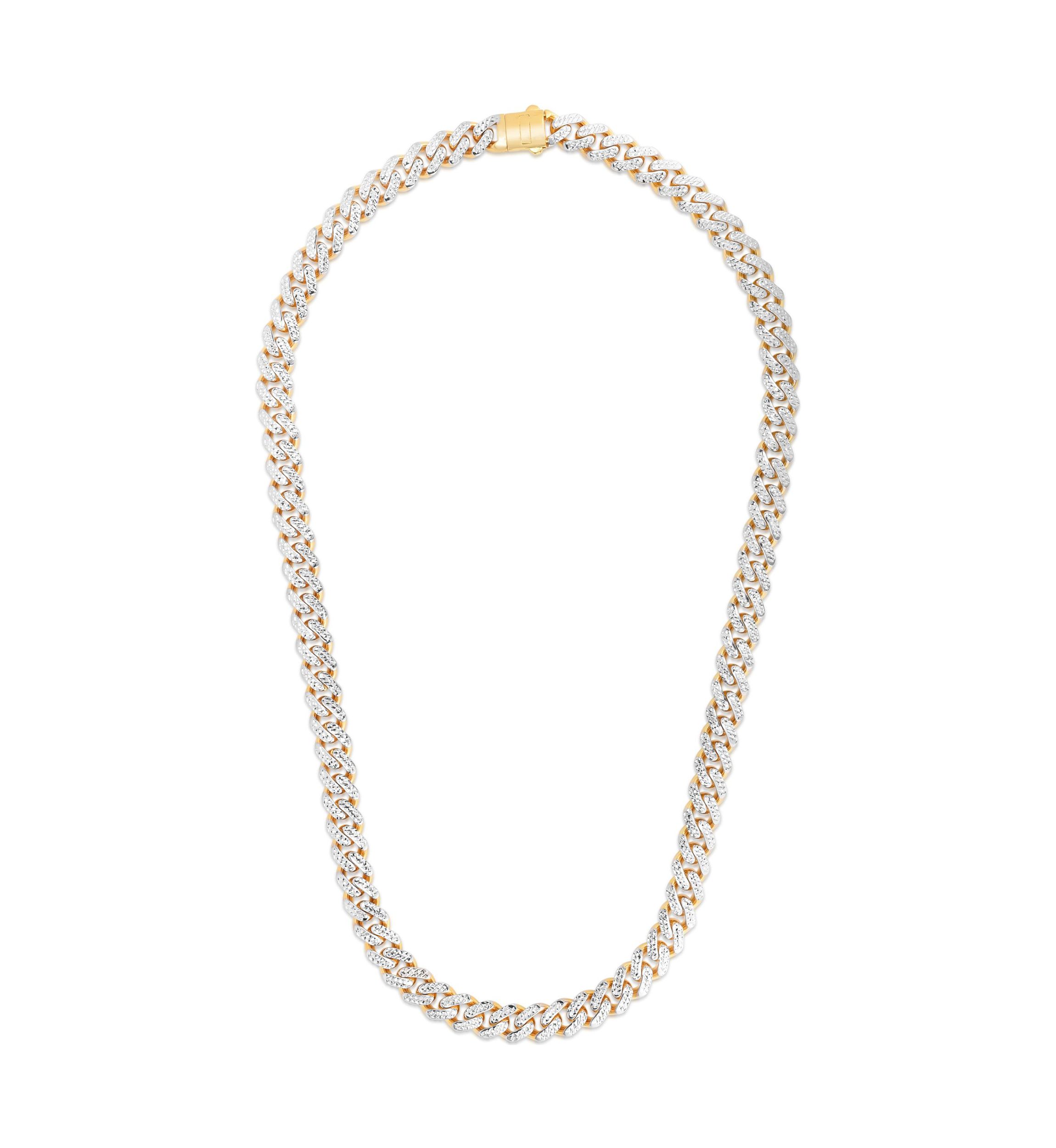Pave Curb Necklace