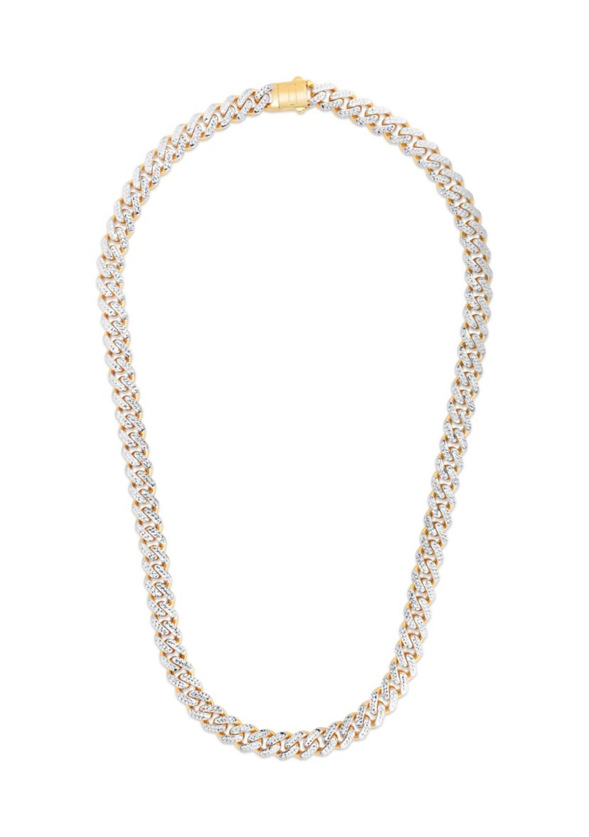 Pave Curb Necklace