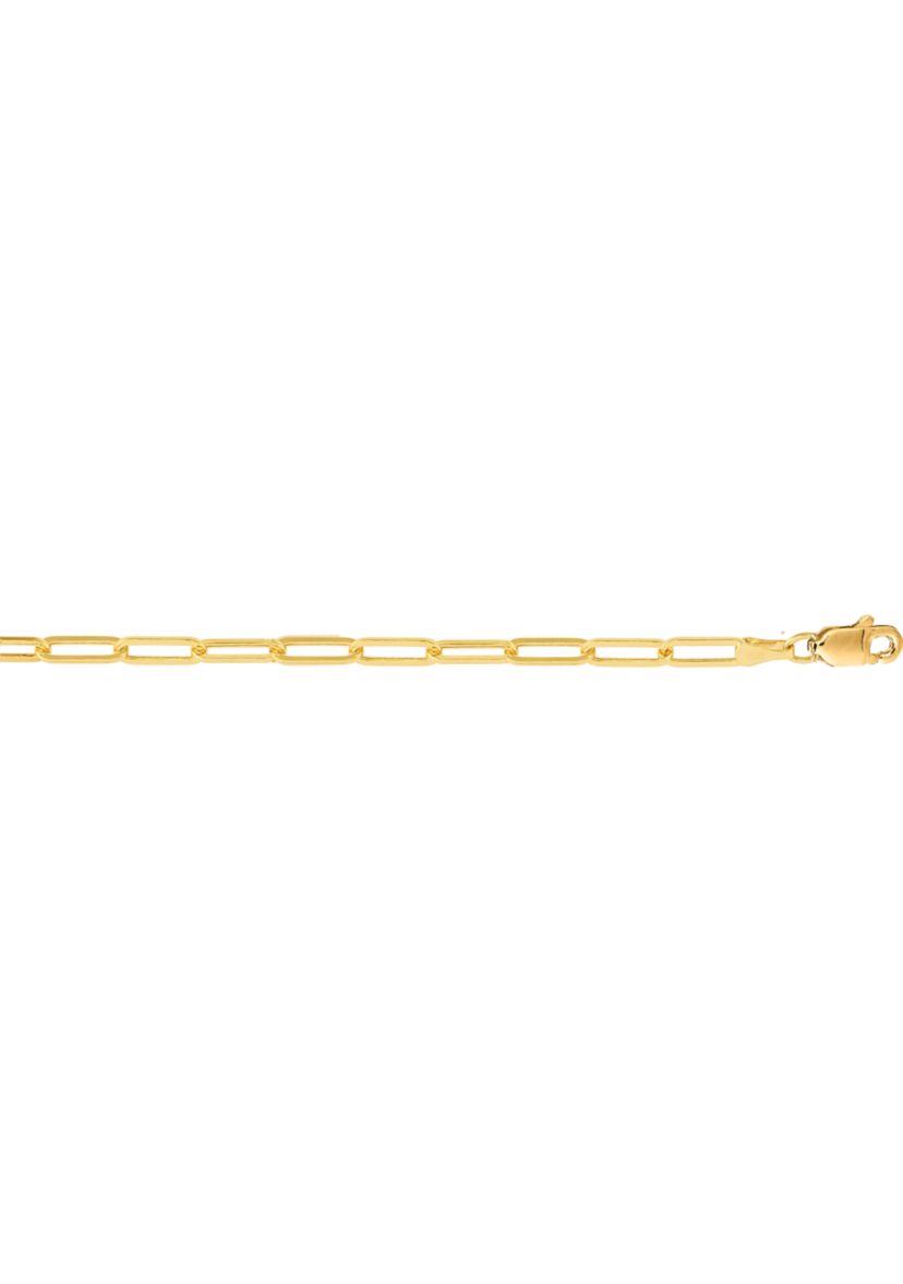 14Ky Paperclip Anklet Bracelet