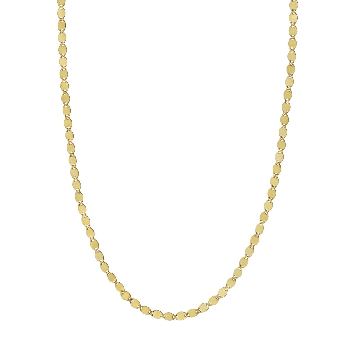 14K Yellow Gold Mirror Chain