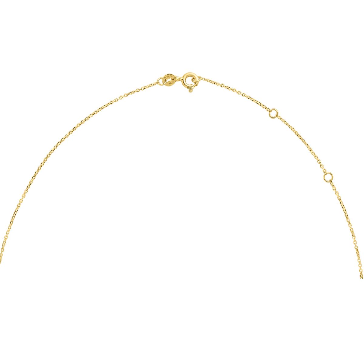 14Ky Cable Necklace With Citrine