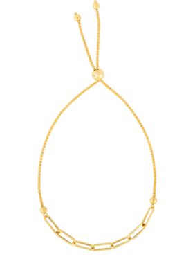 Belk & Co Paperclip Bolo Bracelet