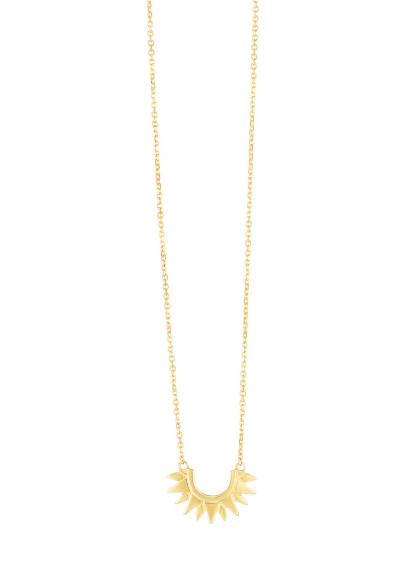 Half Sun Ray Necklace