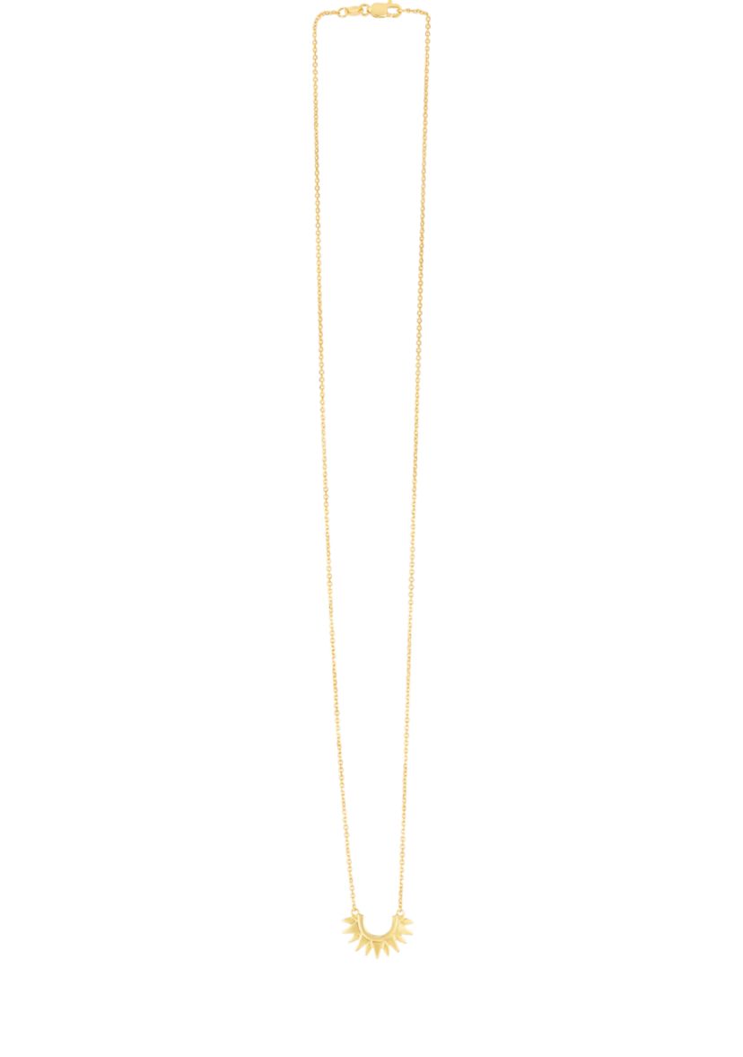 Half Sun Ray Necklace