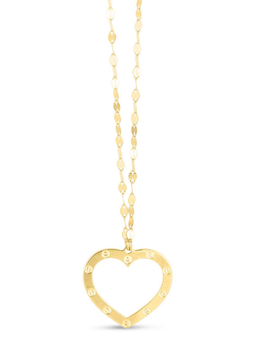 14Ky Heart Necklace