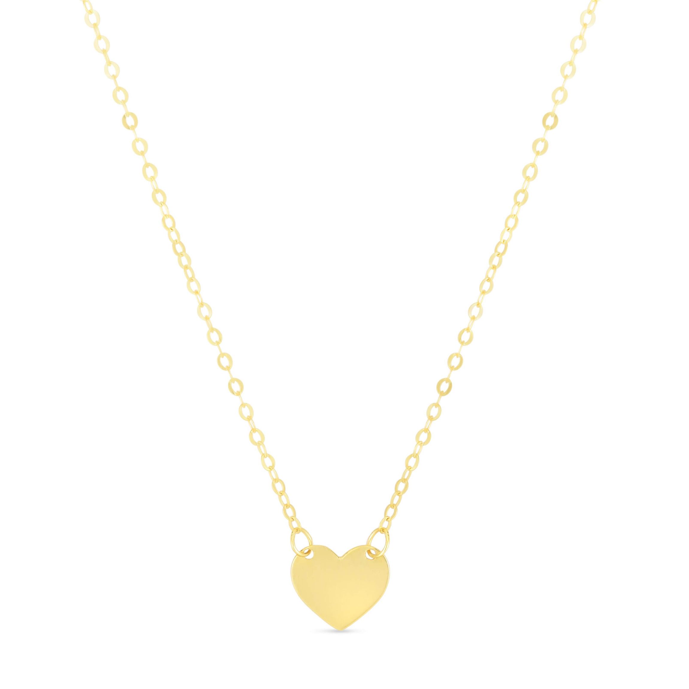 14KY HEART NECKLACE