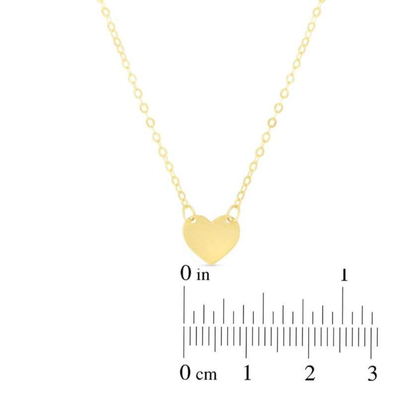 14KY HEART NECKLACE