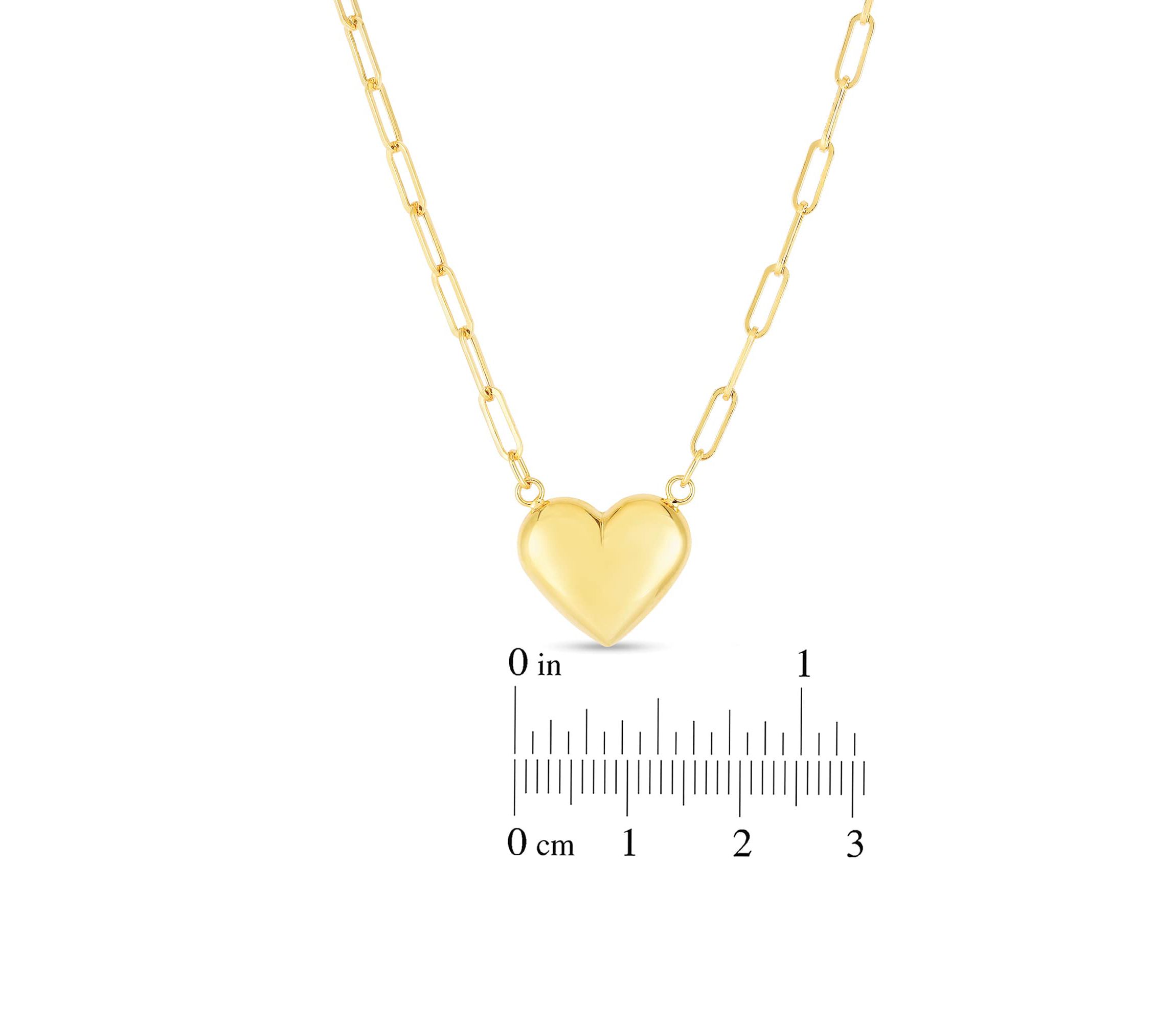 14KY HEART NECKLACE