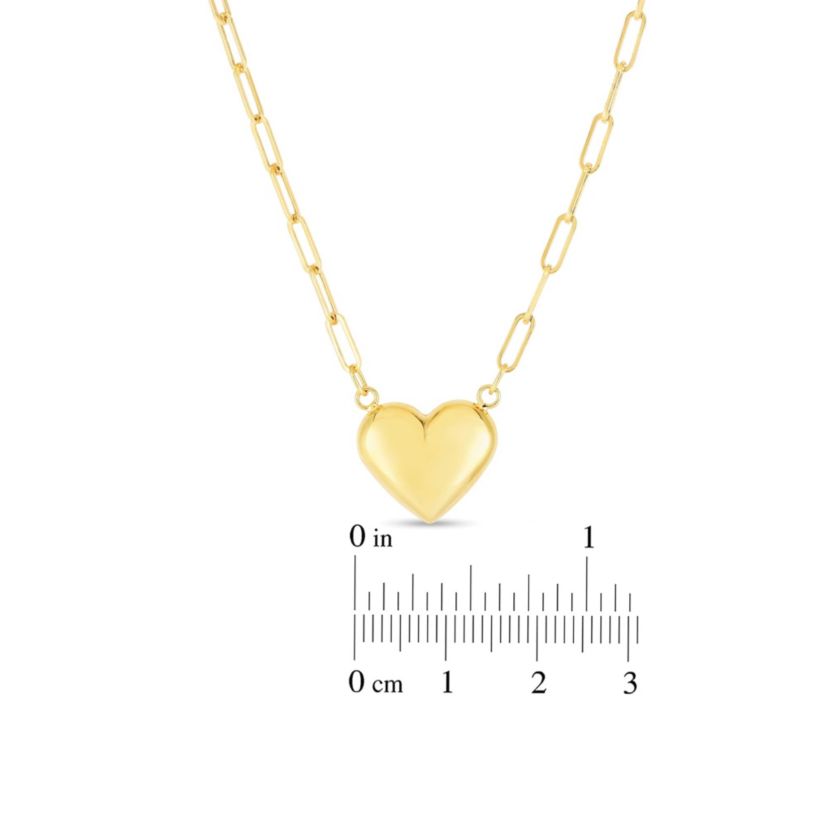 14KY HEART NECKLACE