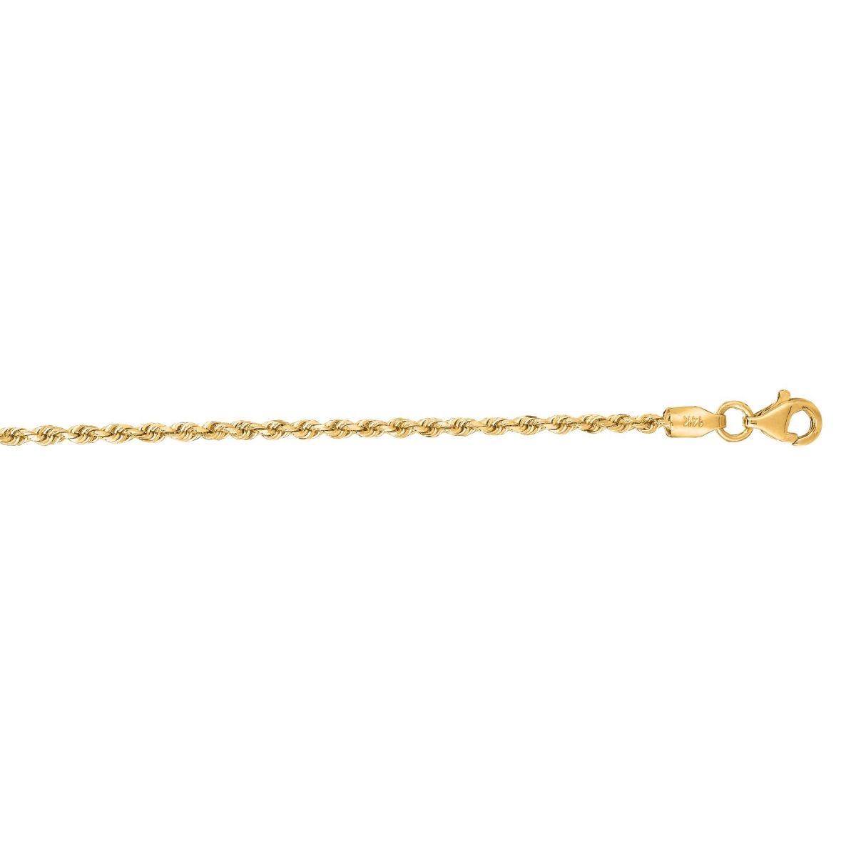 14K Rope Anklet Bracelet