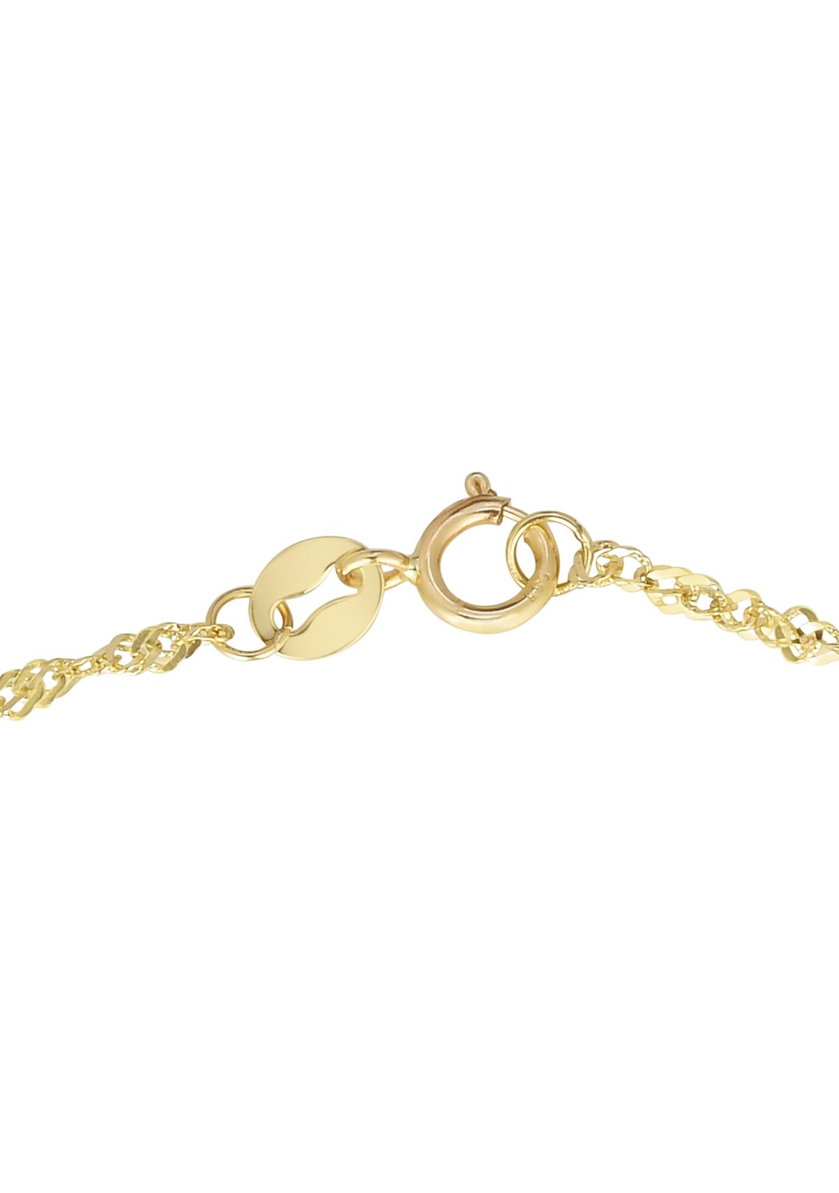 14Ky Singapore Anklet Bracelet