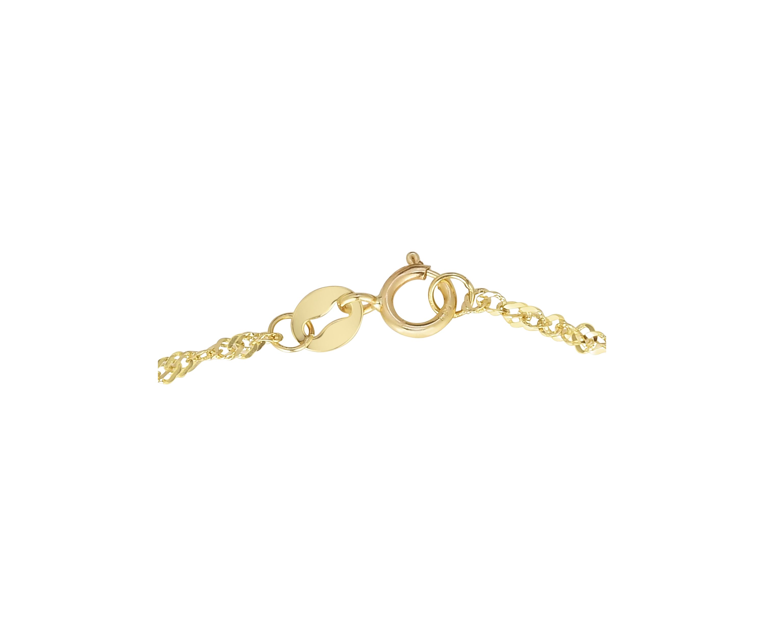 14Ky Singapore Anklet Bracelet