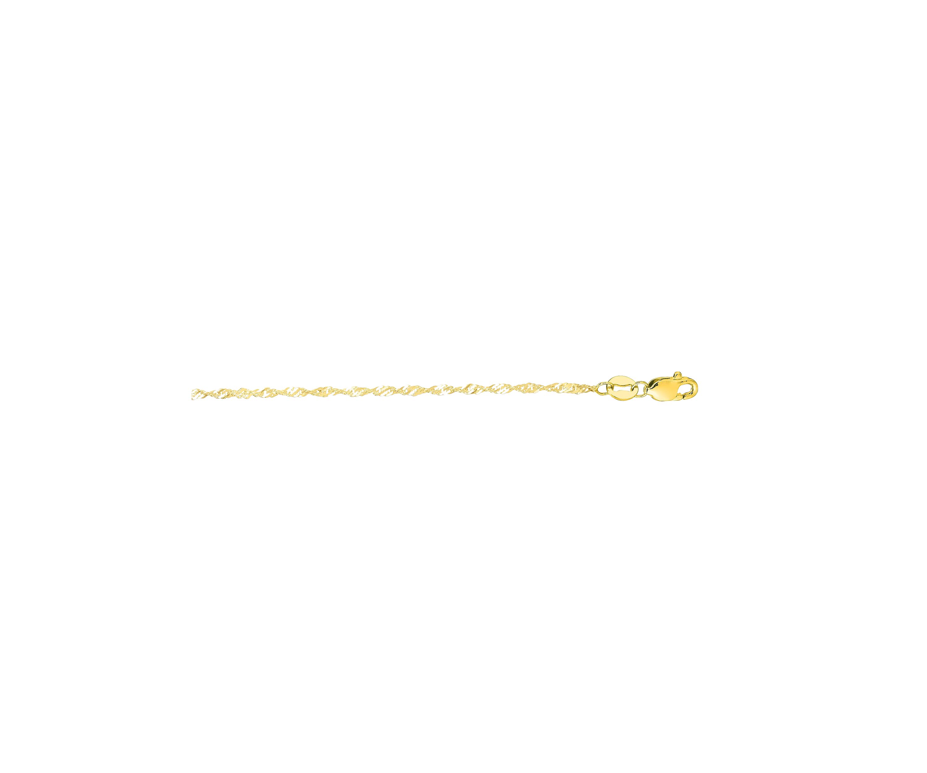 14Ky Singapore Anklet Bracelet