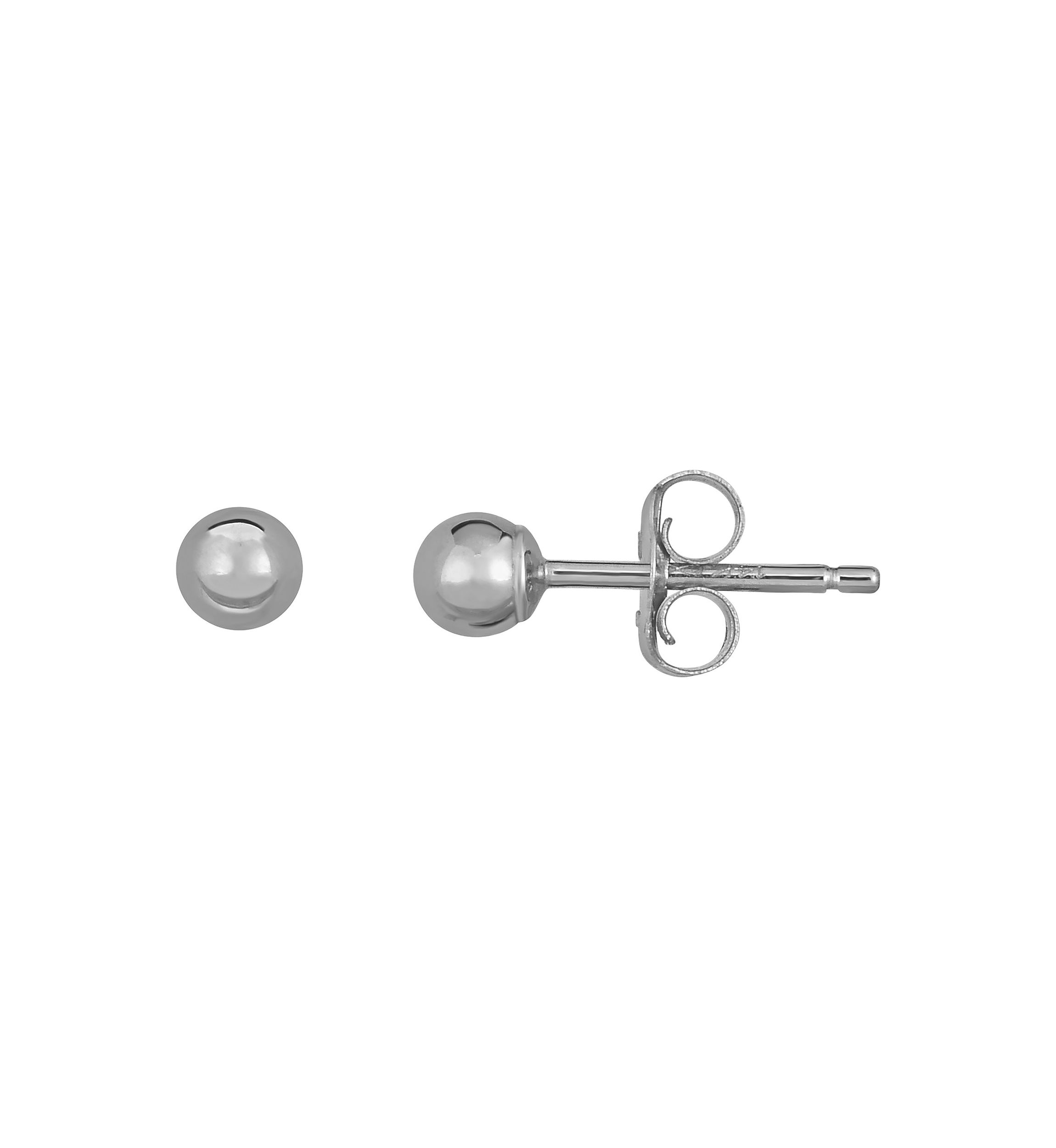 14Kw Ball Post Earring
